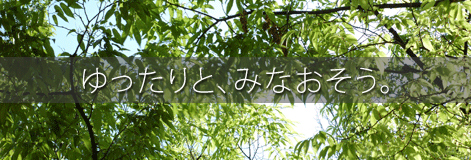 ゆったりと、みなおそう。